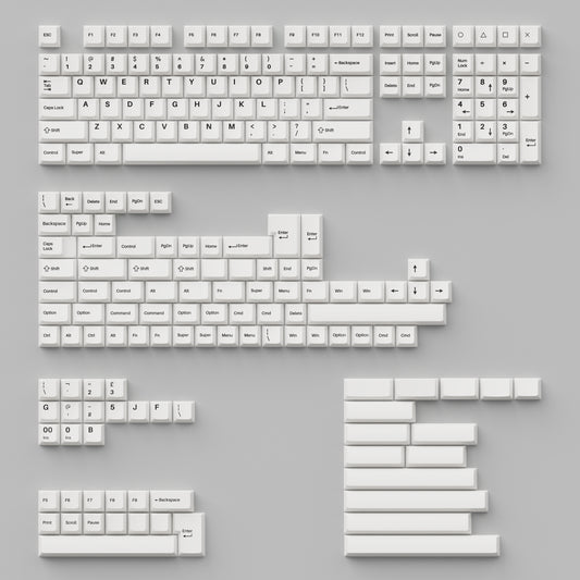 PBT Cherry Profile Keycaps - BoW