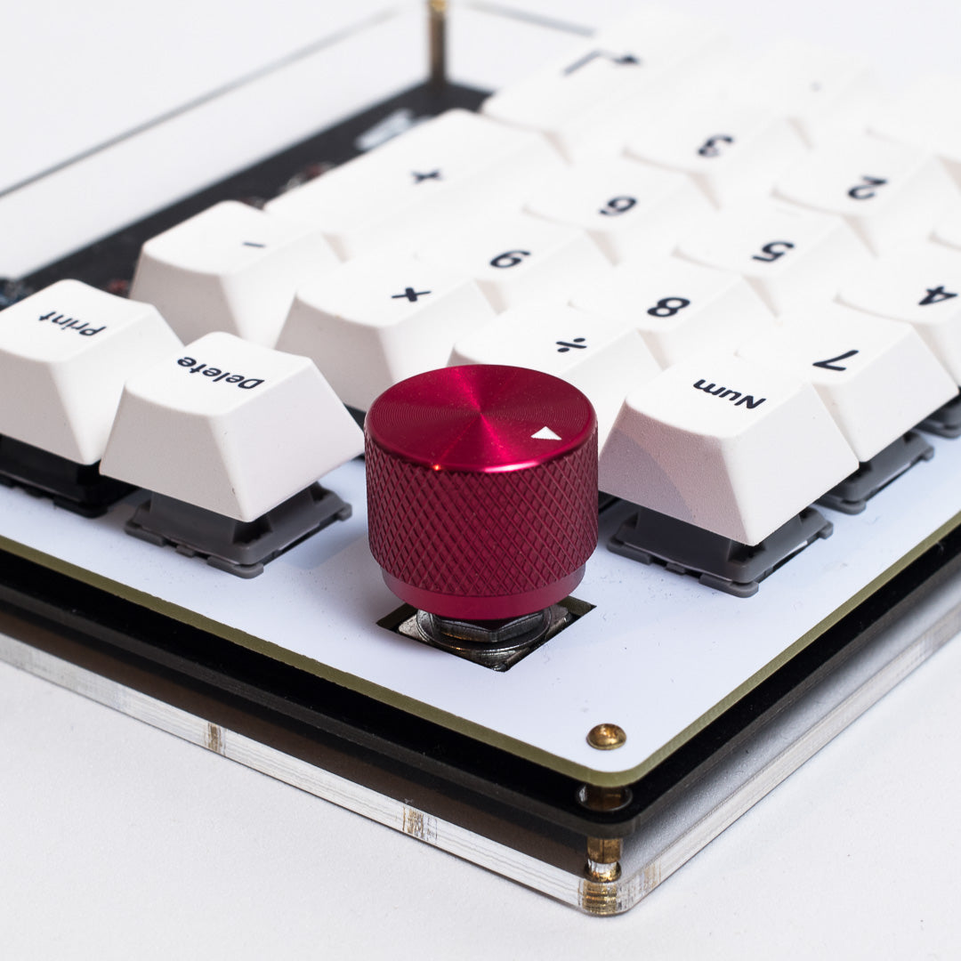 encoder knob red Puca custom keyboard Vancouver