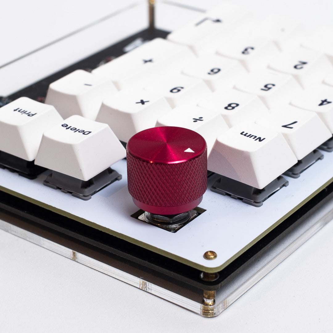 encoder knob red Puca custom keyboard Vancouver 